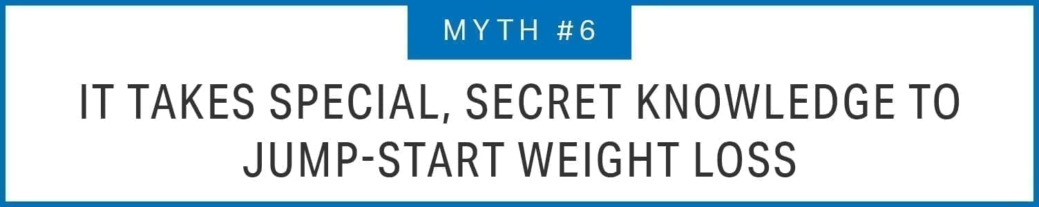 Myths About How to Jump-Start Weight Loss